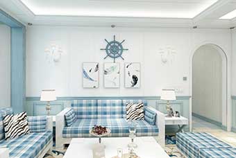 三门峡地中海风格-客厅