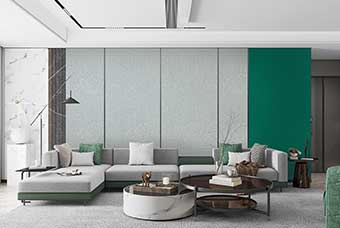 三门峡轻奢风格-客厅