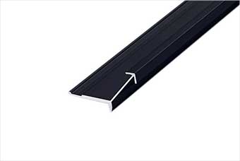 三门峡航空纤维墙咔铝合金阳角线（哑黑氧化）