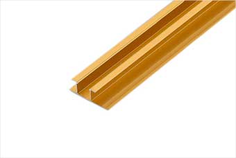 三门峡航空纤维墙咔铝合金带灯中条（钛金氧化）