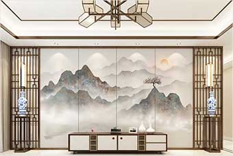 三门峡森佰汇航空纤维（山水画系列）